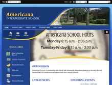 Tablet Screenshot of americanaschool.org